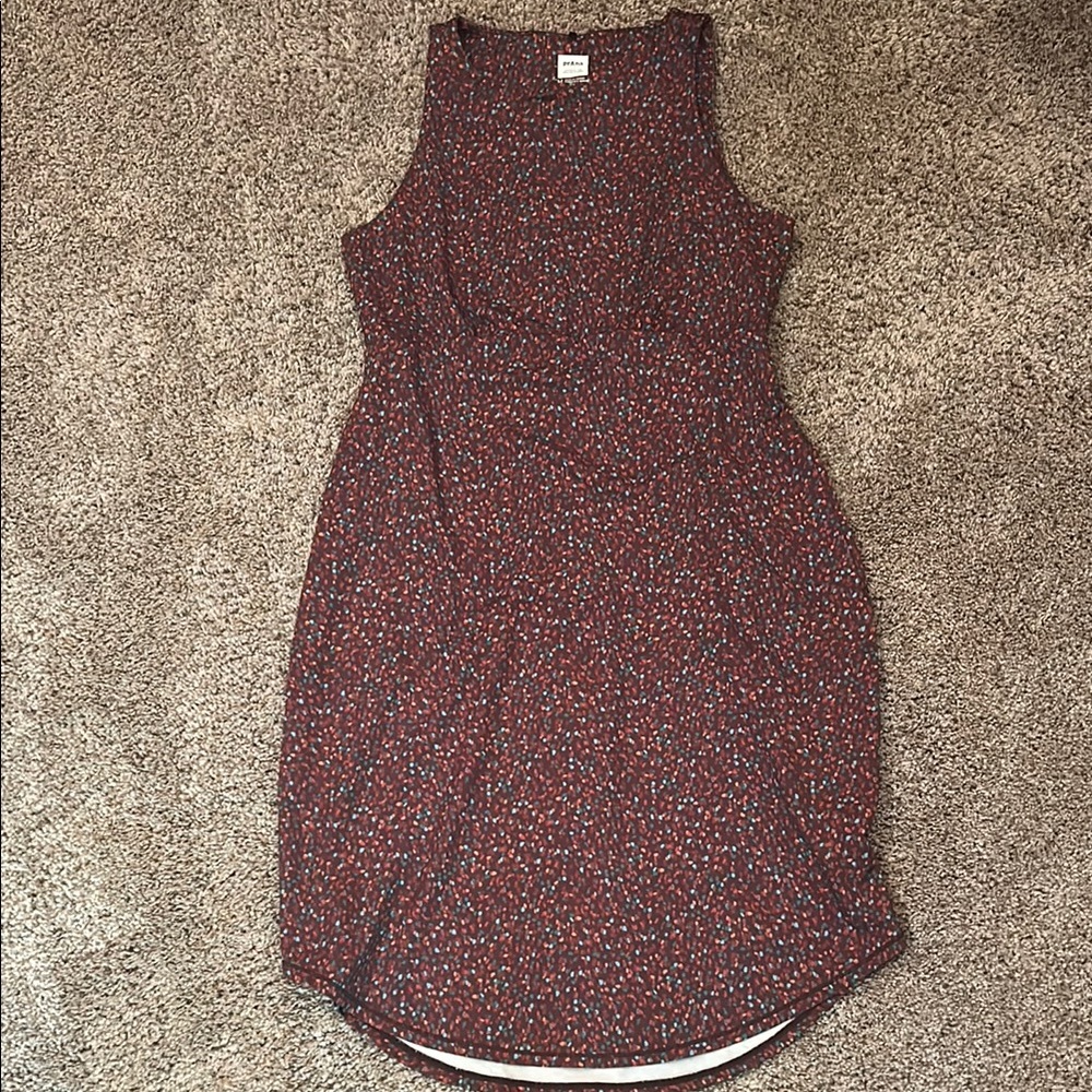 Prana Women's Midi Dress - Red and Black